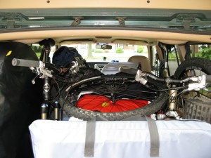 All our stuff barely fits, we're trying to trim it down a bit already.