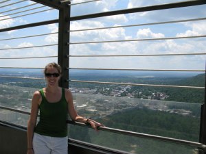 Beautiful views from the Hot Springs tower.