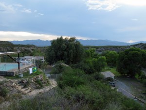 Sunset over the mountains of Mexico.