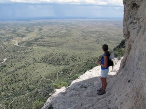 The trail up Guadalupe peak was full of switchbacks, gaining 3000 vertical feet in just over four miles.