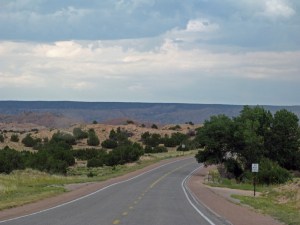 On the "high road" to Taos.