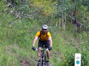 Pat on the Hoody's trail.