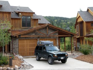 The Hosford's beautiful mountain home.