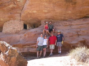 The Anasazi ruins.