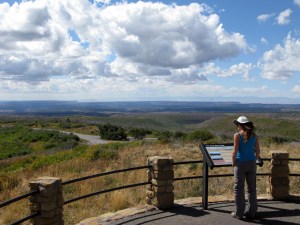 Great views from the high point at Mesa Verde.