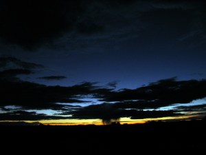 Night sky over Canyonlands.