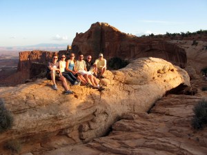 All of us on the arch.