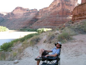 Pat enjoying the view.