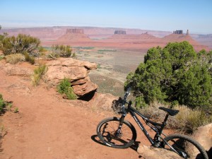 Porcupine Rim: 3 mile climb and 11 miles of downhill, doesn't get any better.