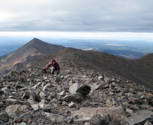 Hanging on for dear life. Crazy winds!