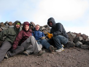 Huddled on top of Humphrey.